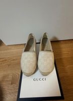 Gucci Espadrilles Schuhe, Beige, Grösse 38
