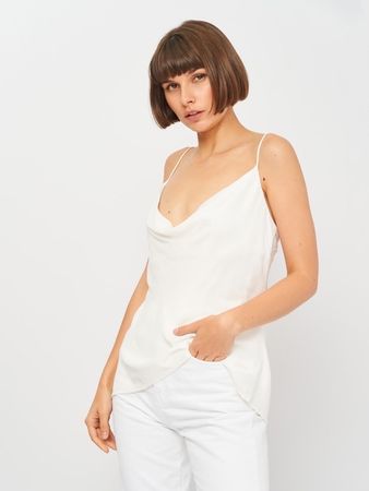 NEW Zara Silk like Top size L