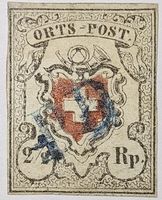 Orts - Post 13 I PD / Bern Kat. 2300.- Rep. mit ATT