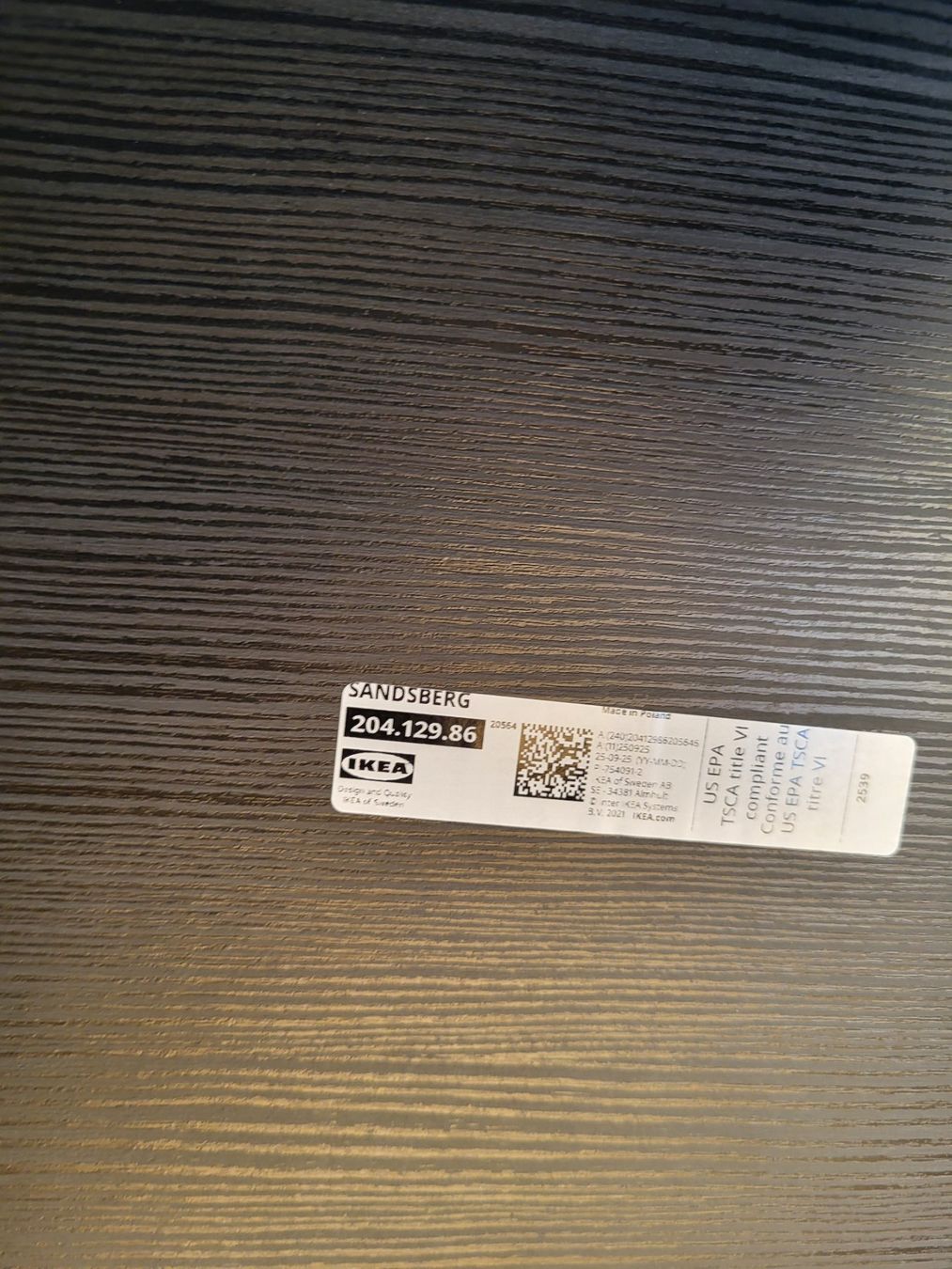 Ikea Tavoli: IKEA SANDSBERG Tisch schwarz – Usato da Olten venduto da tit_6r92 2