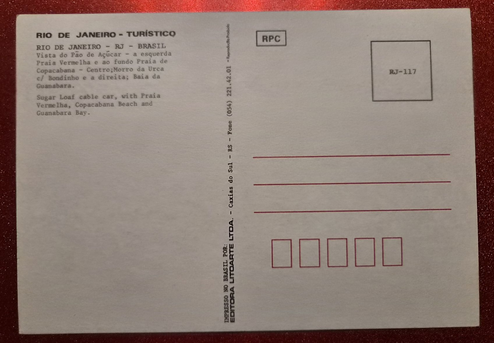Cartoline postali: Rio de Janeiro Seilbahn Bondinho, top – Nuovo (secondo la descrizione) da Melchnau venduto da Arthurius 1