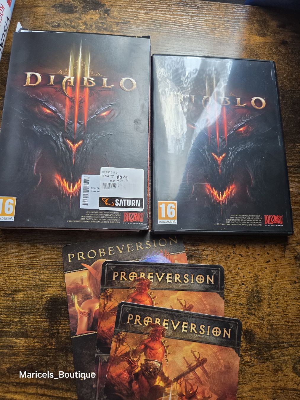 Giochi: Diablo III PC Spiel Bundle with Probeversion – Usato da Winterthur venduto da Maricels_Boutique