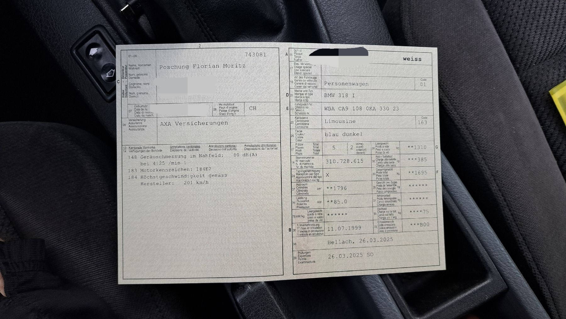 BMW Autos: Bmw e36 318i – Gebraucht aus Hersiwil von Florian1236 1