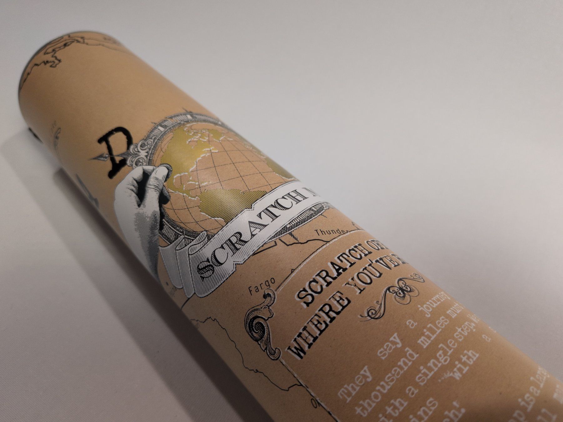Cartine & Atlanti: Scratch Map World – Nuovo e nell'imballaggio originale da Rüfenacht BE venduto da swalin 1