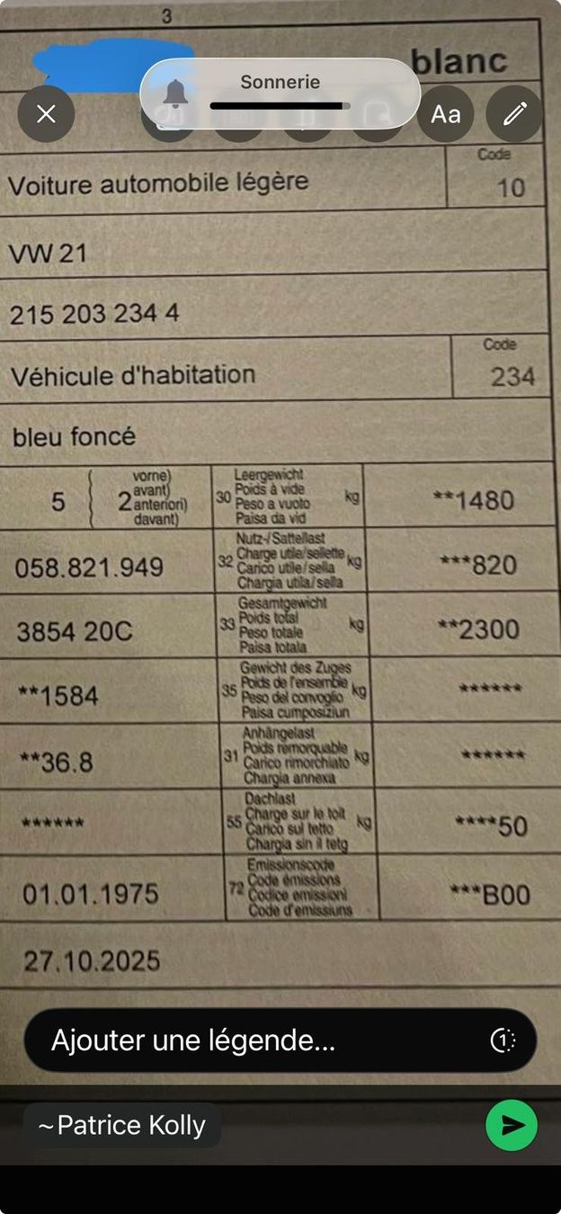 Mobilhome: Volkswagen Combi T2 camping – Usato da Montbrelloz venduto da pipounet 7