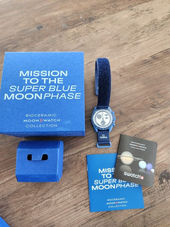 Swatch Orologi: Omega x Swatch Super blue Moon – Nuovo e nell'imballaggio originale da Utzigen venduto da brk_6thp 2