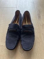 TOD'S driving shoes navy blue men's size 9 good condition