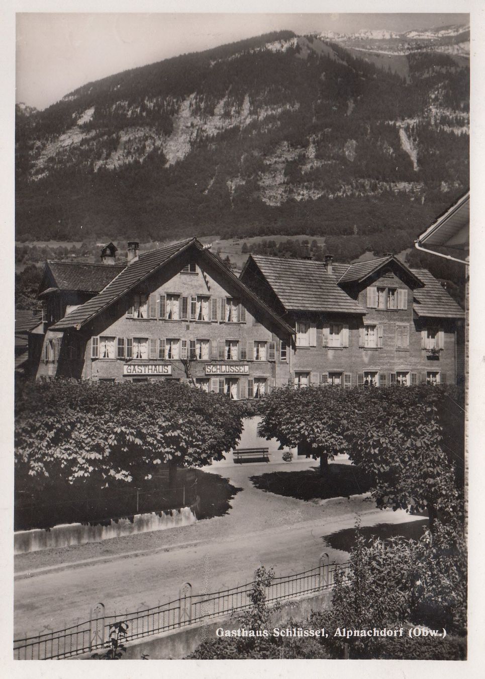 Cartoline postali: Alpnachdorf Schlüssel ca. 1945 – Usato da Bürglen TG venduto da StampGraf
