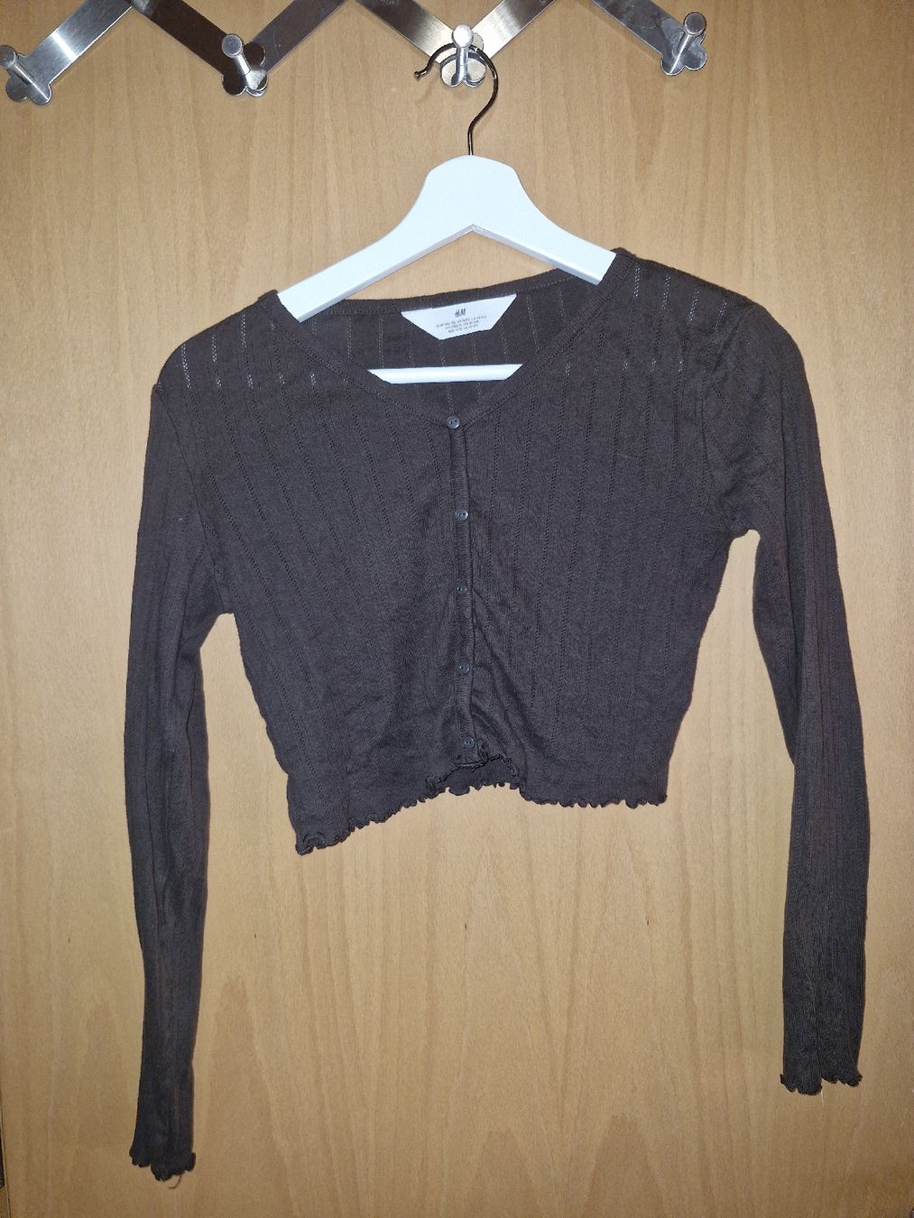 H&M Camicette, T-shirt & Top: dunkelbraune Bluse – Nuovo (secondo la descrizione) da Lauerz venduto da a2411