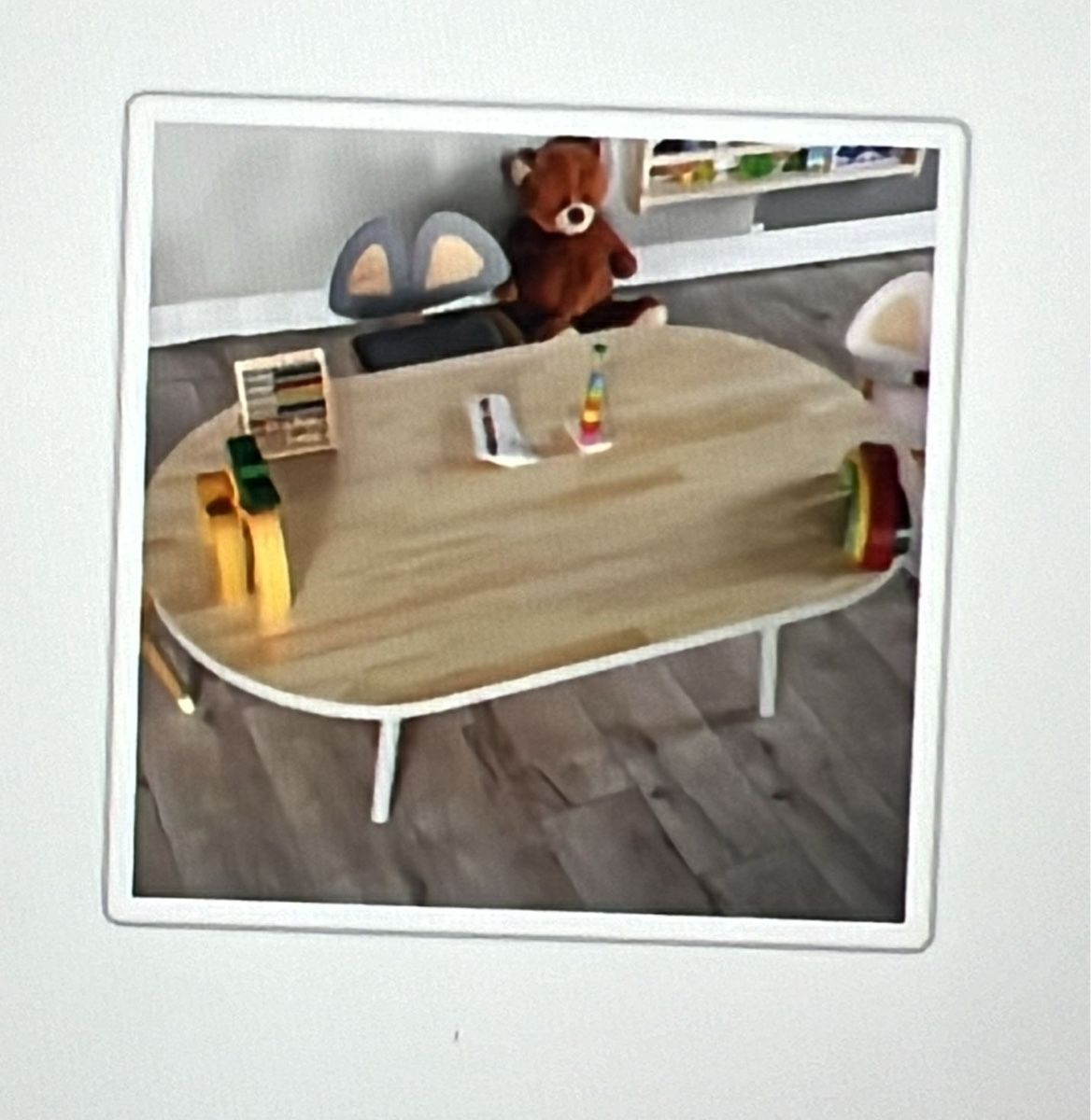 Set di tavolo e panche: Montessori Kindertisch mit 4 Stühlen – Nuovo e nell'imballaggio originale da Neuheim venduto da Sandokan39