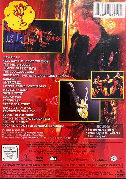 Tous les DVDs: Setzer Brian Orchestra: Live in Japan DVD – Neuf avec emballage d'origine à Steinhausen par Vilivinili 1