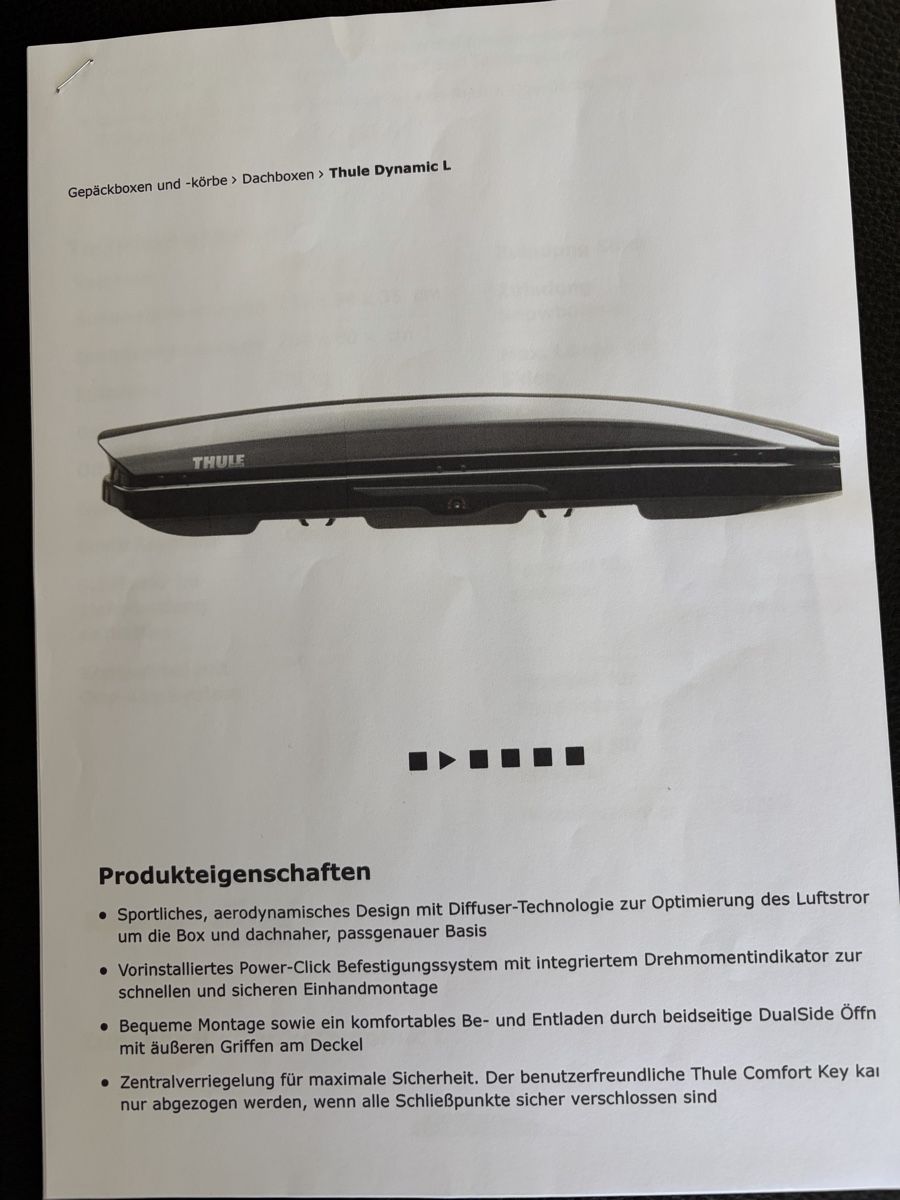 Thule Dachboxen: Thule Dynamic L – Gebraucht aus Wollerau von markus_h 4