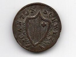 (1502) Schwyz, 2 Rappen 1845, stgl