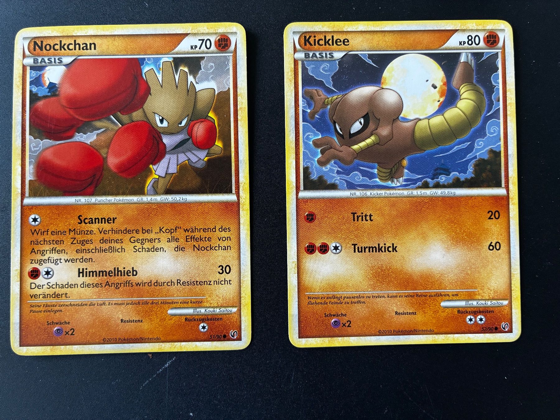 Pokémon Carte collezionabili: Nockchan 51/90 & Kicklee 52/90 - HS Undaunted - de – Nuovo (secondo la descrizione) da Hütten venduto da yve_tf69