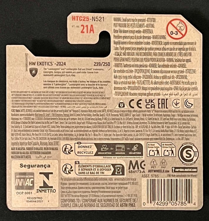 Hot Wheels Lamborghini Huracán LP 620-2 Super Trofeo 239/250 (Neu und