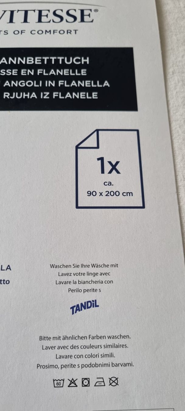 Bettwäsche: Neues Biber Spannbettuch, 90x200cm! – Neu (gemäss Beschreibung) aus egliswil von Maggy6 3