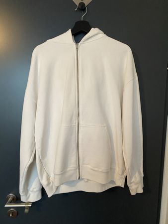 Velour Garments 600 GSM Zipper bone white