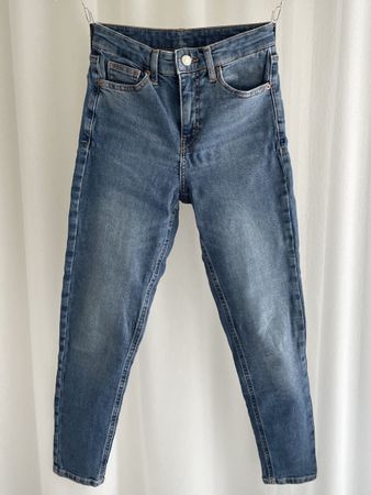 Topshop Jeans Gr. 36 Damenhose Skinny Jeanshosen blau