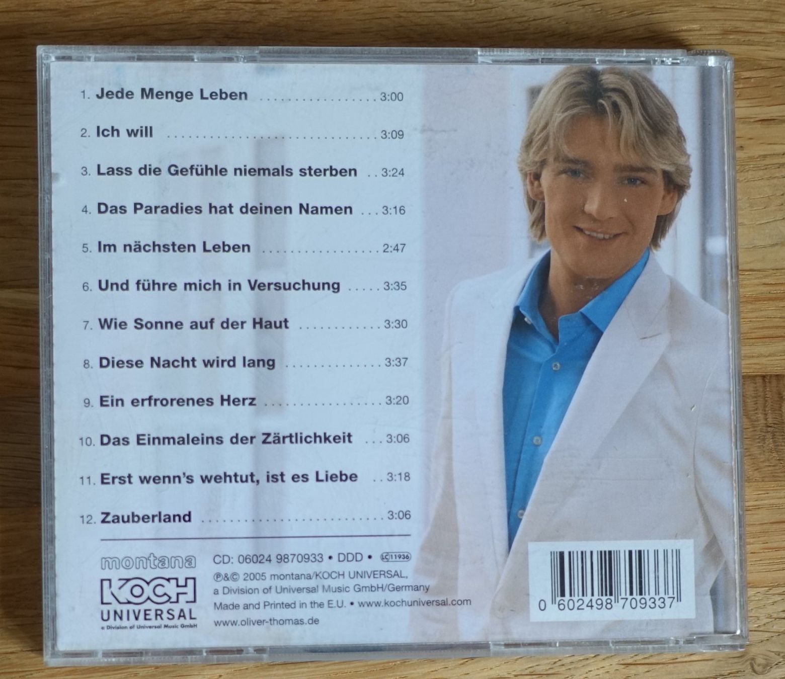 CD: Oliver Thomas – Ich will - F18 – Usato da Sessa venduto da fraenklishop 1