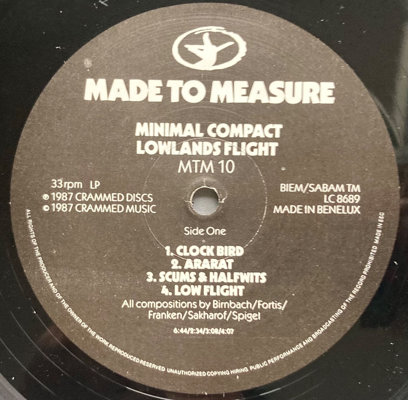 Schallplatten: MINIMAL COMPACT - LOWLANDS FLIGHT – Gebraucht aus Poliez-Pittet von Newtown-Records 2