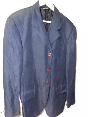 Vintage Dolce Gabanna D&G Veston Gr. 50 Leinen Unconstructed