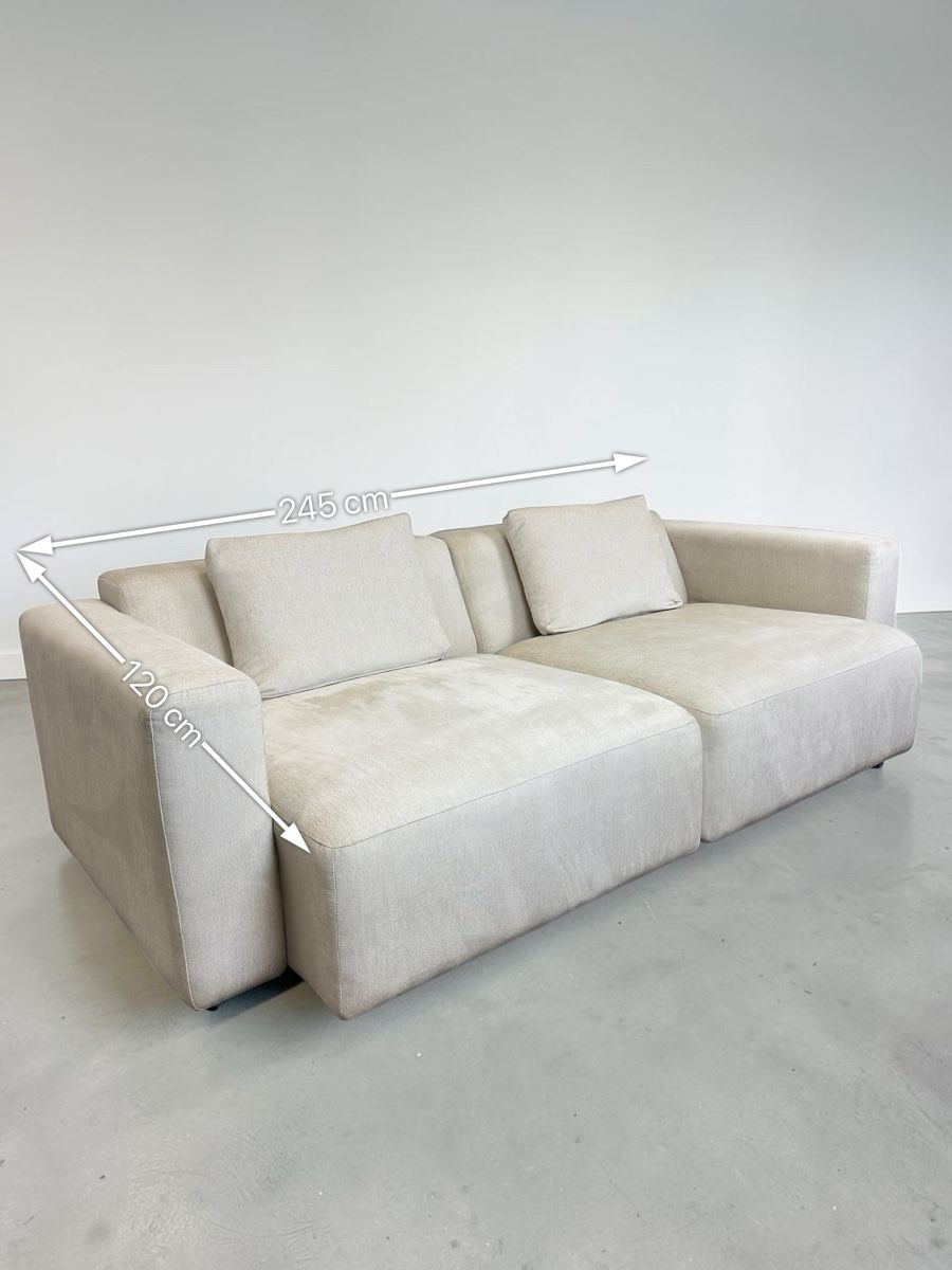 Interio Sofas: Interio 2-Sitzer-Sofa, Cremebeige Stoff – Gebraucht aus Bachenbülach von Sofalab.swiss 2