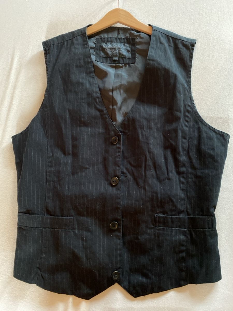 H&M Anzüge: Schwarzer Blazer H&M Gr. EUR44 ca S + Weste M – Neu (gemäss Beschreibung) aus Watt von Willis4 3