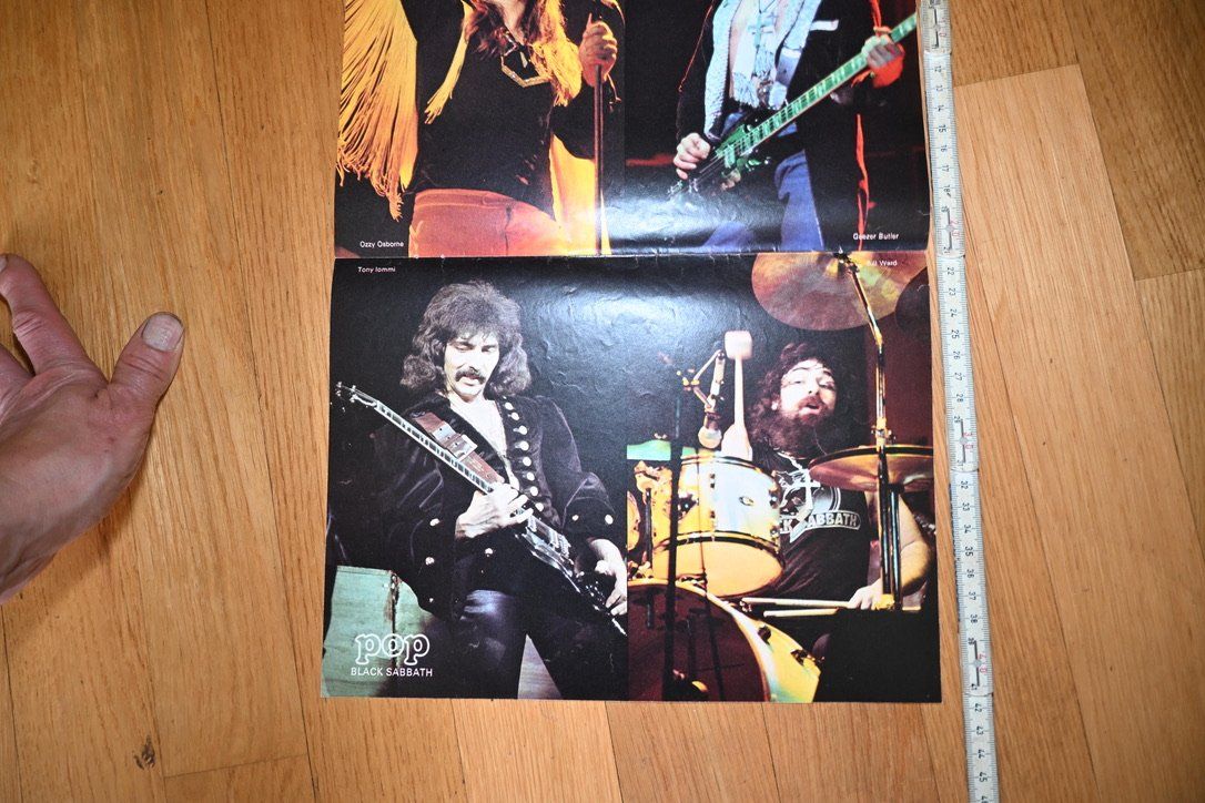Zeitschriften & Magazine: VINTAGE Poster BLACK SABBATH vom POP Magazin – Gebraucht aus Pfaffhausen von mono_rec 3
