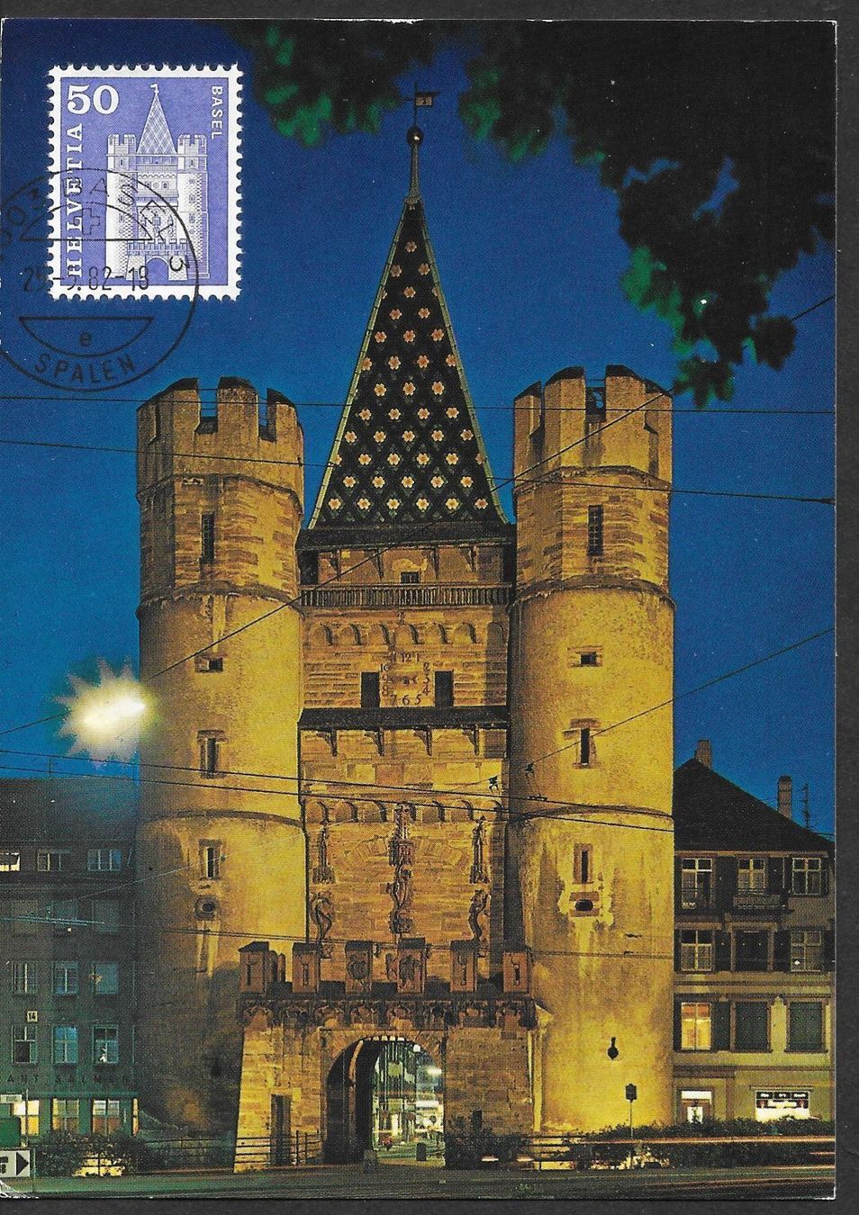 Tutti i francobolli: Maximumkarte Nr. 363 Basel Spalentor 25.5.1982 – Nuovo (secondo la descrizione) da Olten venduto da clotaldi