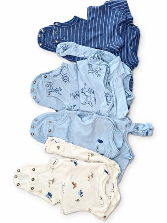 NewbornCarter's Baby Bodys Set 4-teilig doppelt