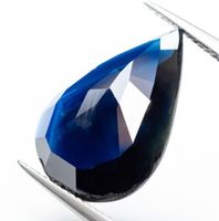 Natürlicher Saphir Tropfenfacettiert 10.06ct ohne Erhitzung