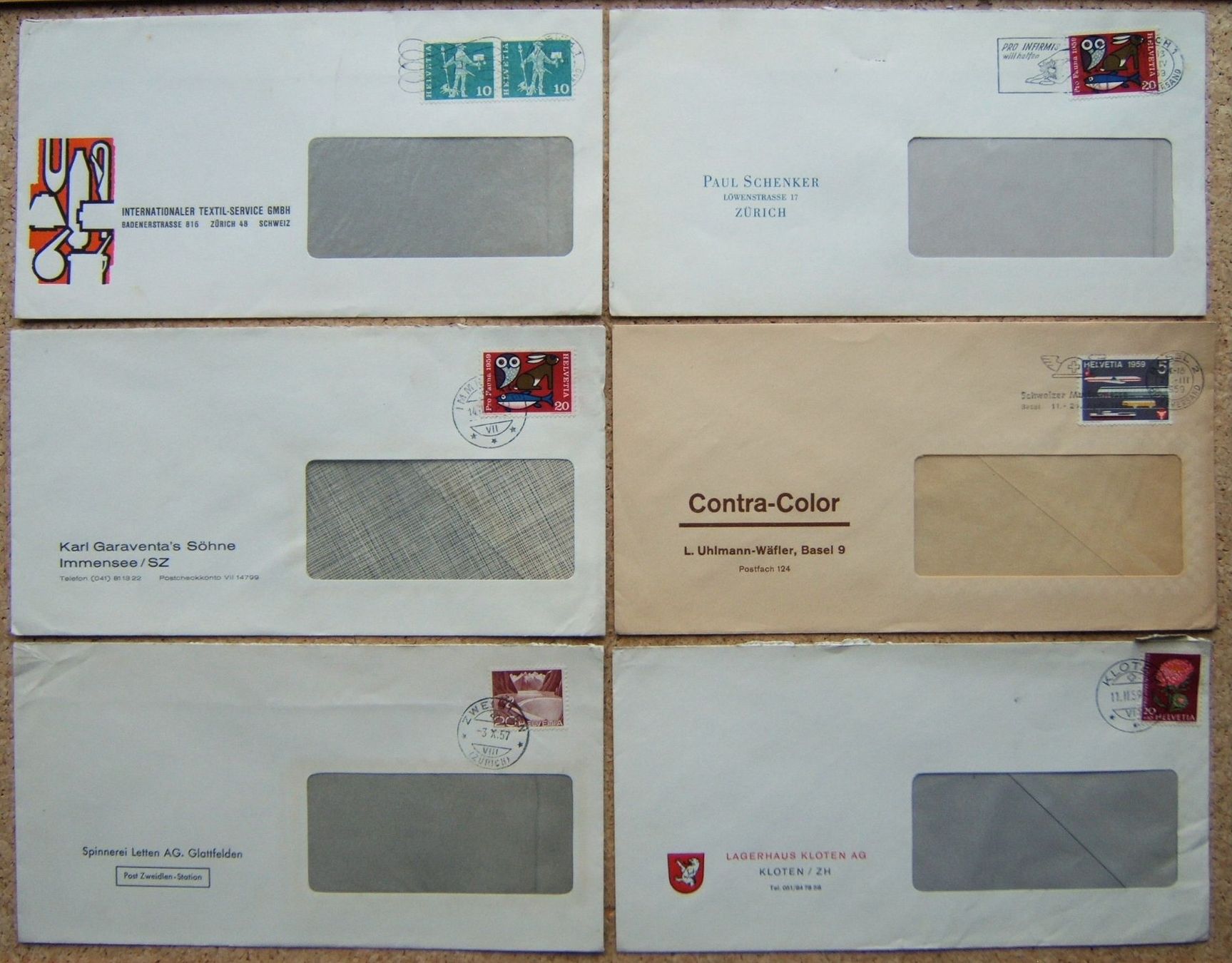 Tous les timbres: 16 BRIEFE SCHWEIZ – D'occasion à Brunnen par Nonne04 2