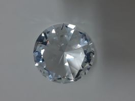 Diamant Glas  klar 8cm Neu