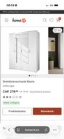 Drehtürenschrank Klaris (muss man flicken!)