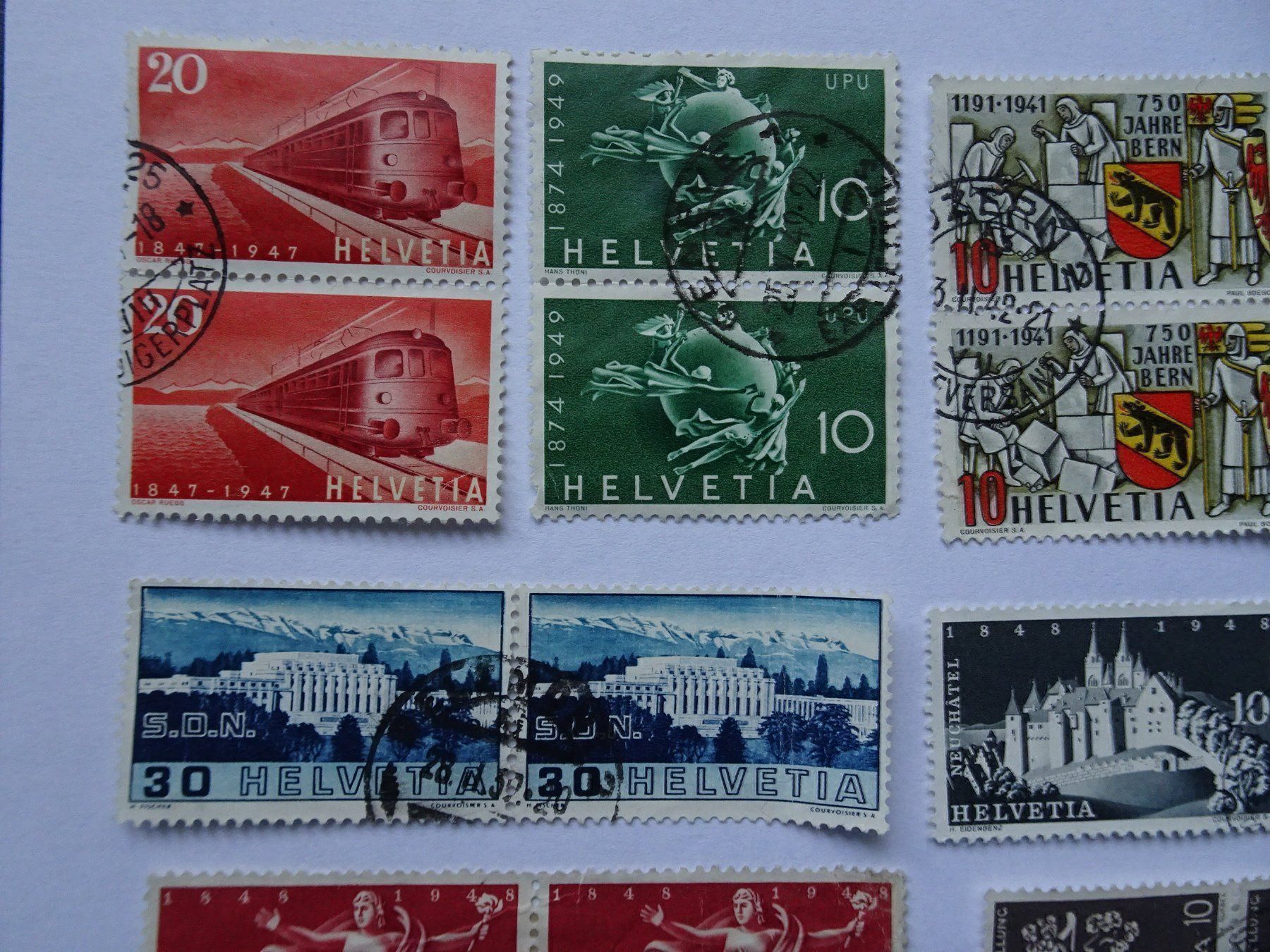 Tutti i francobolli: 1940-49 – Usato da Aadorf venduto da Chnorli-Furz 1