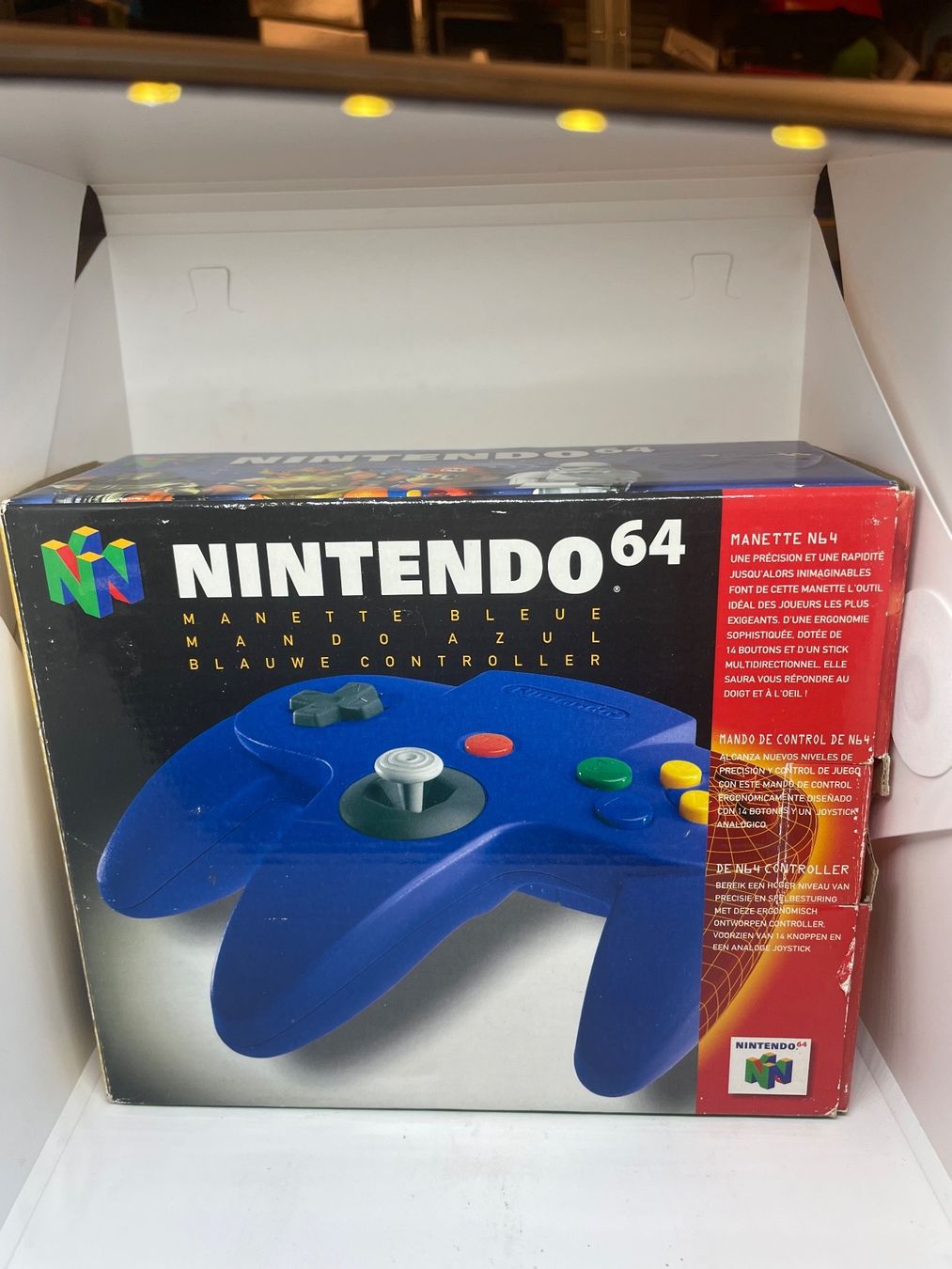 Nintendo Controller: N64 Controller blau inkl. OVP Nintendo – Usato da Dietlikon venduto da NESFEVER