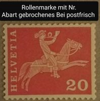 MA393) 358RM, Rollenmarke, Abart gebrochenes Bein postfrisch