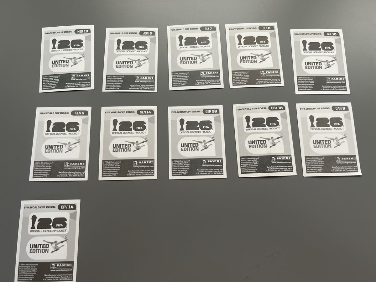 Panini Carte collezionabili: Panini FIFA WM 2026- 11Bildern – Nuovo (secondo la descrizione) da Boniswil venduto da sim_7zhp 2