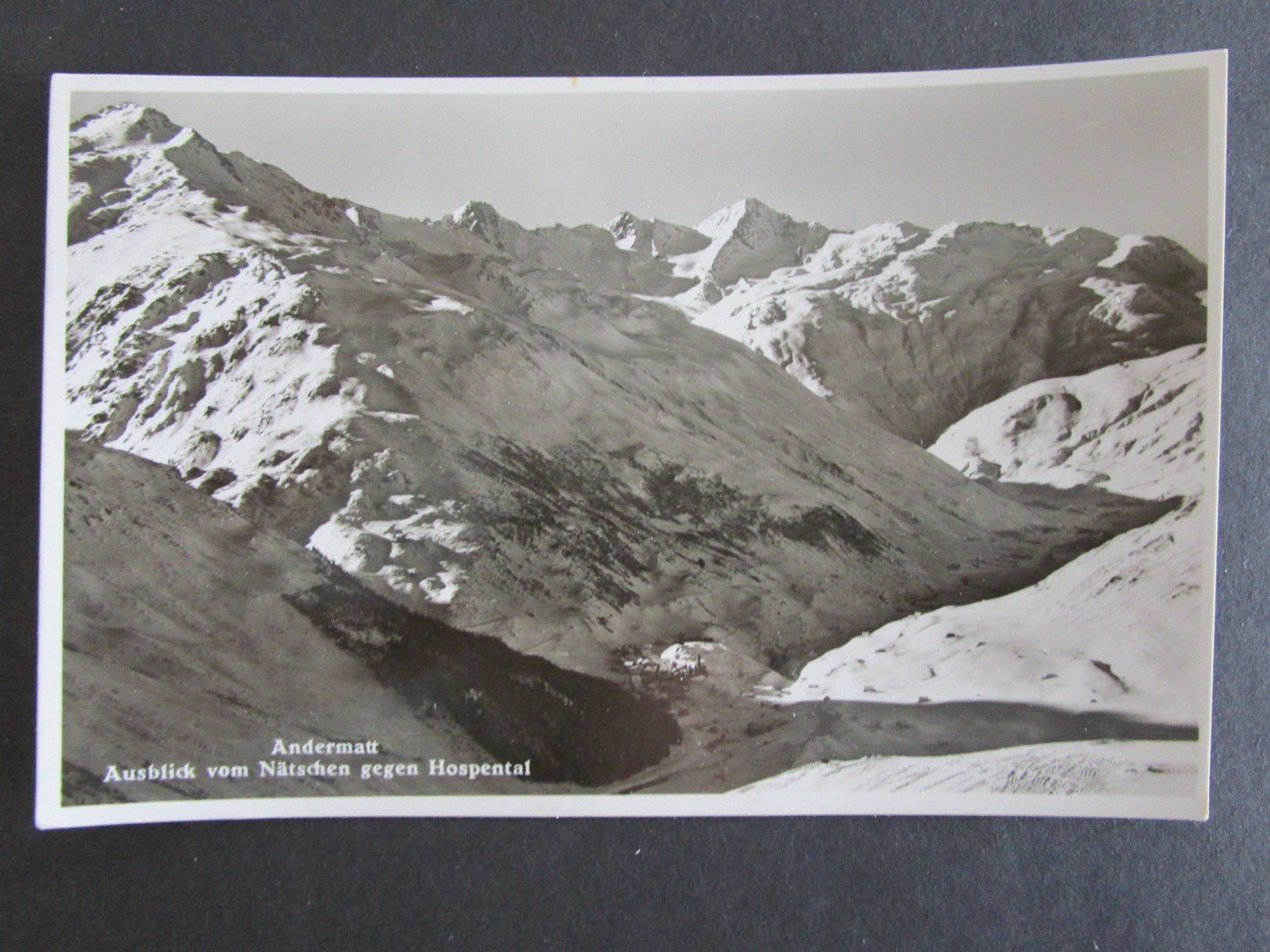 Cartoline postali: 1939: Andermatt Nätschen Stempel Restaurant – Usato da Rubigen venduto da Menthe