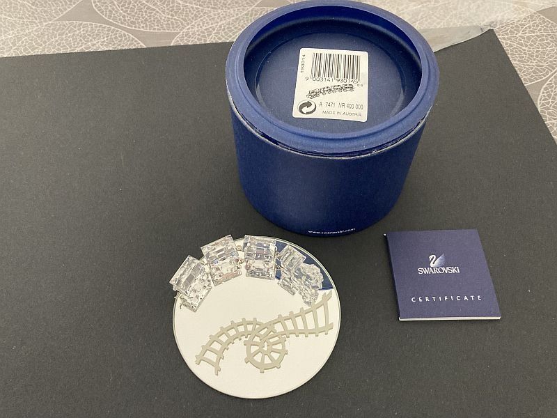 Swarovski Statuette: minitreno 193014 – Nuovo e nell'imballaggio originale da Airolo venduto da Hmagnum