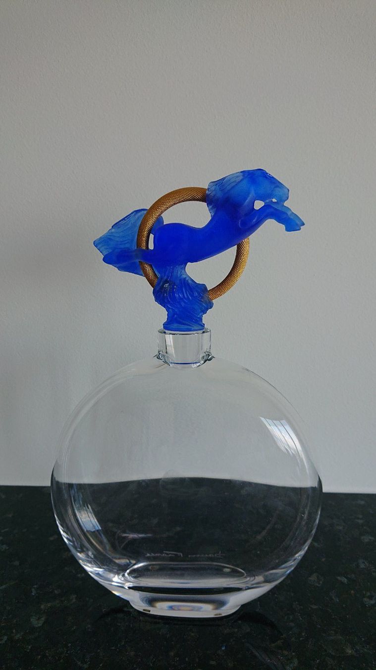 Karaffen: Whisky-Karaffe Daum Carafe de Torques, Jumping Horse – Gebraucht aus Fischenthal von luc_82dg