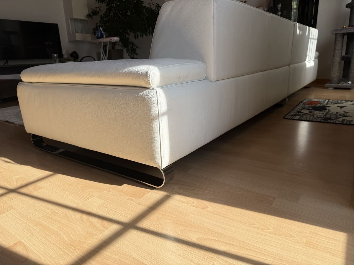 Sedie a sdraio: Design Echtleder Ecksofa – Massive Qualität – Usato da Niederlenz venduto da thomas_1926 4