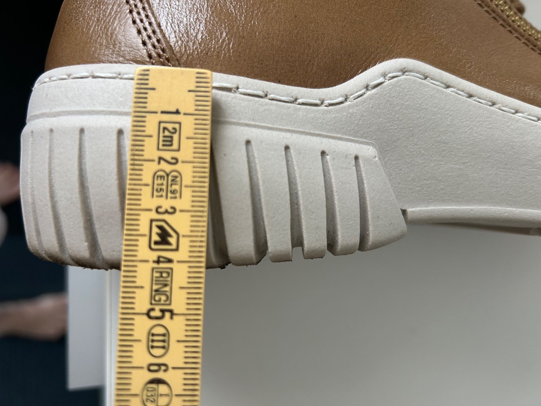 Gabor Chaussures femmes: Schnürstiefelette von Gabor, hellbraun, Grösse 40 – Neuf (Voir description) à Erlinsbach SO par hallon480 8