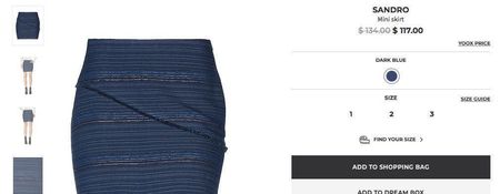 Sandro Skirt Jupe