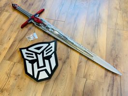 TRANSFORMERS Schwert aus Stahl 126cm NEU