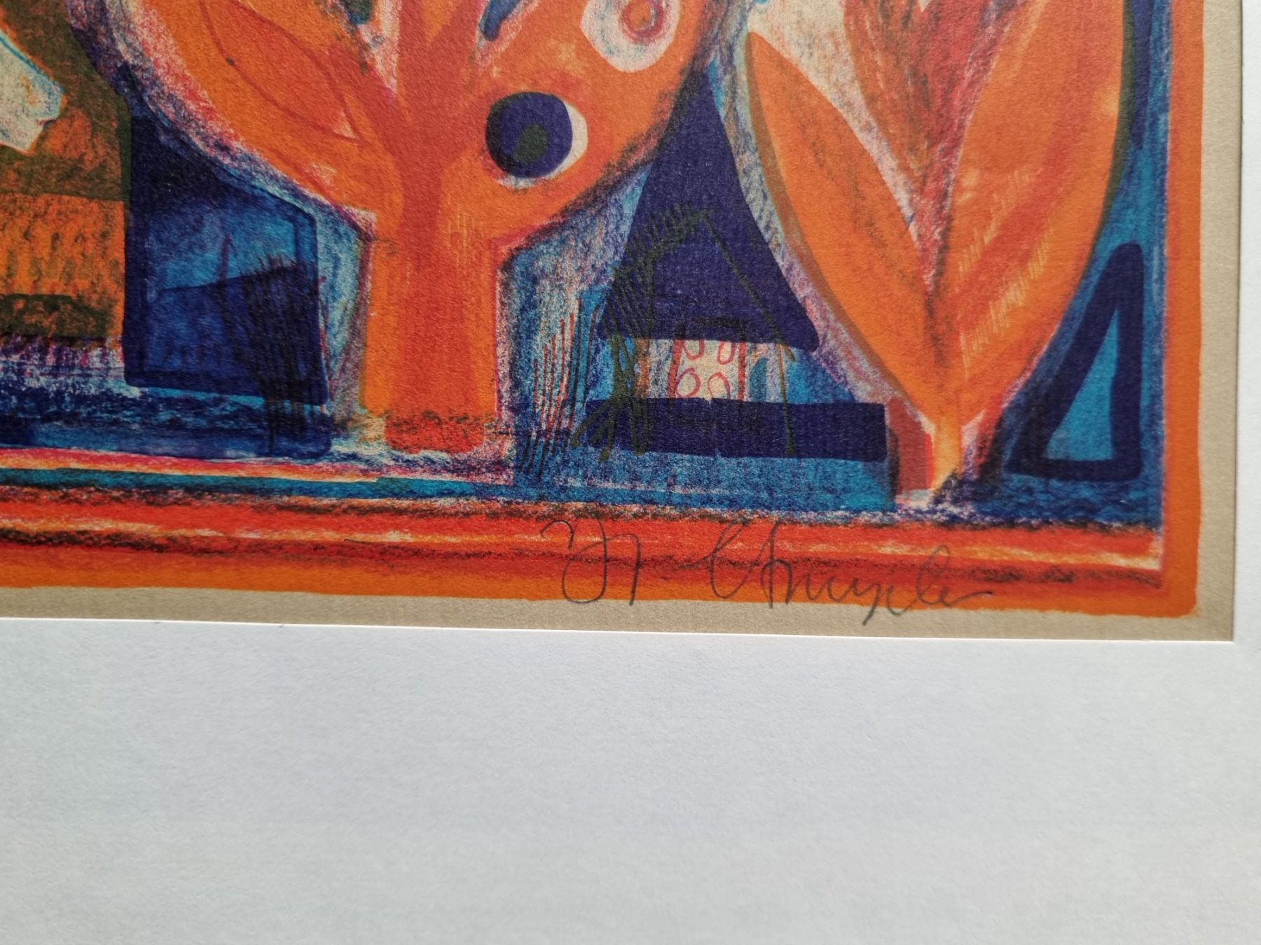 Grafica & Litografie: HANS STRUPLER LITHOGRAPHIE SIGNIERT – Usato da Gersau venduto da grafik-kunst 3