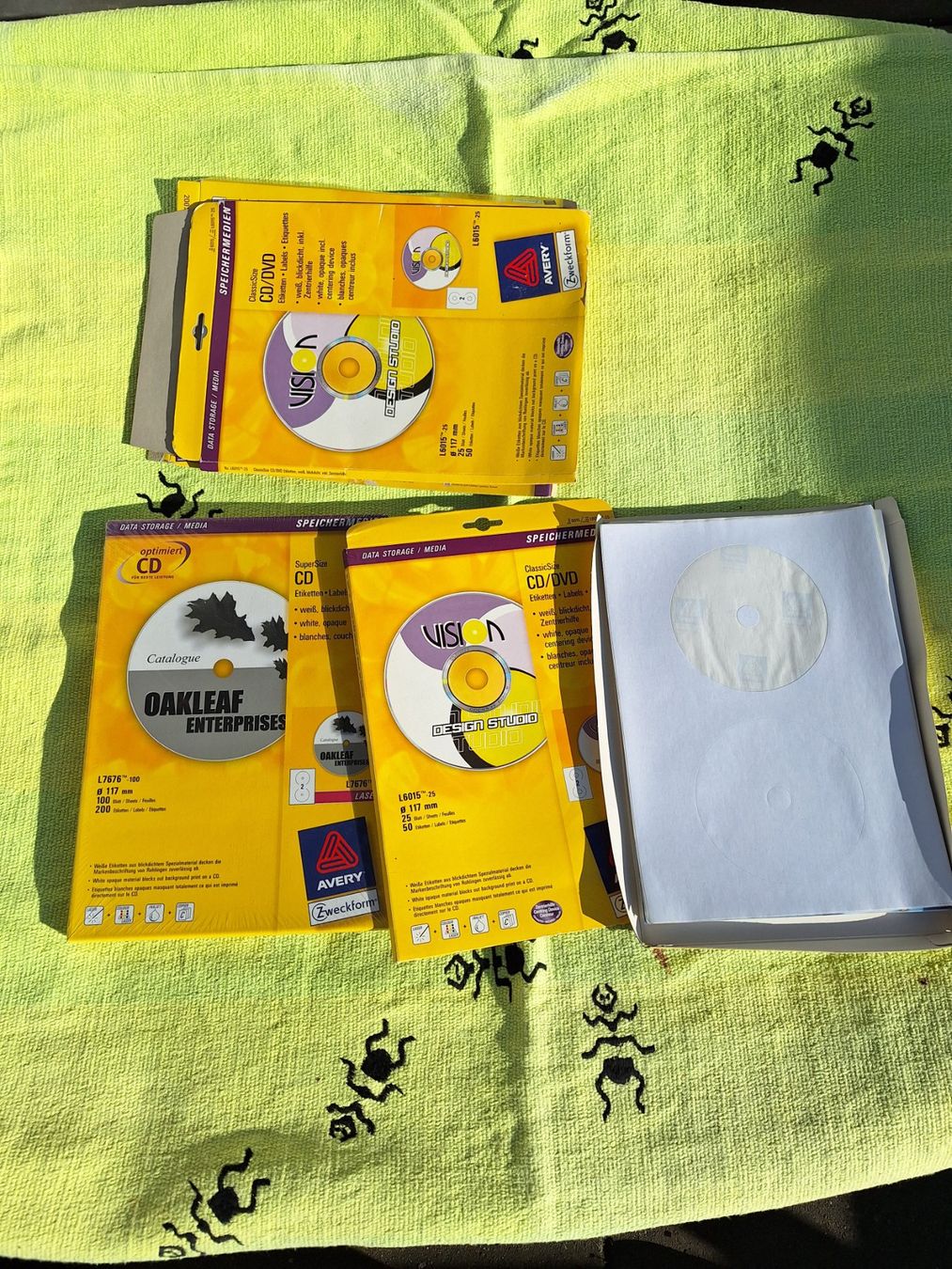 CD: CD Klebefolien zum Bedrucken – Usato da Ipsach venduto da nik_6hkj 2