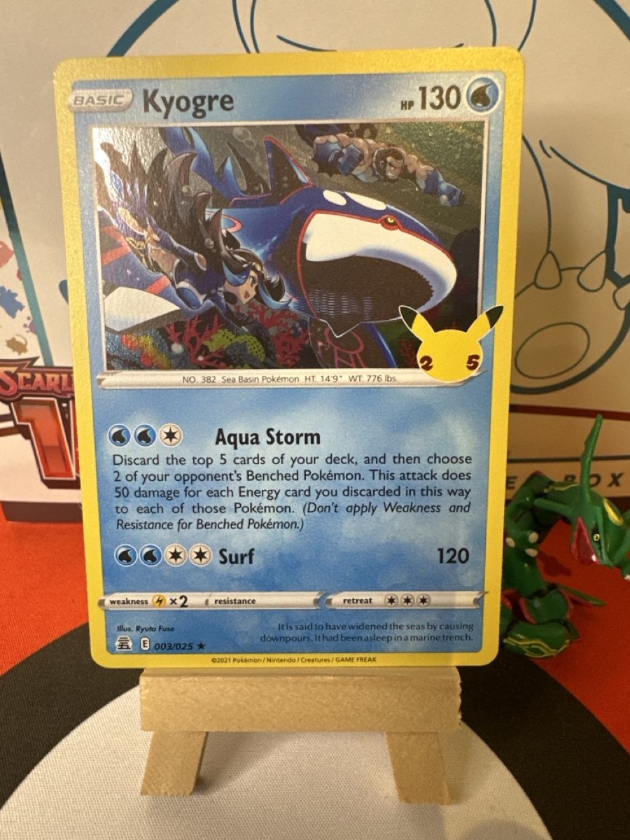 Pokémon Carte collezionabili: POKÉMON / Kyogre / Celebrations – Usato da Herzogenbuchsee venduto da TCG-High-Quality