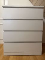 Kommode weiss mit 4 Schubladen 81 × 49 × 100 cm