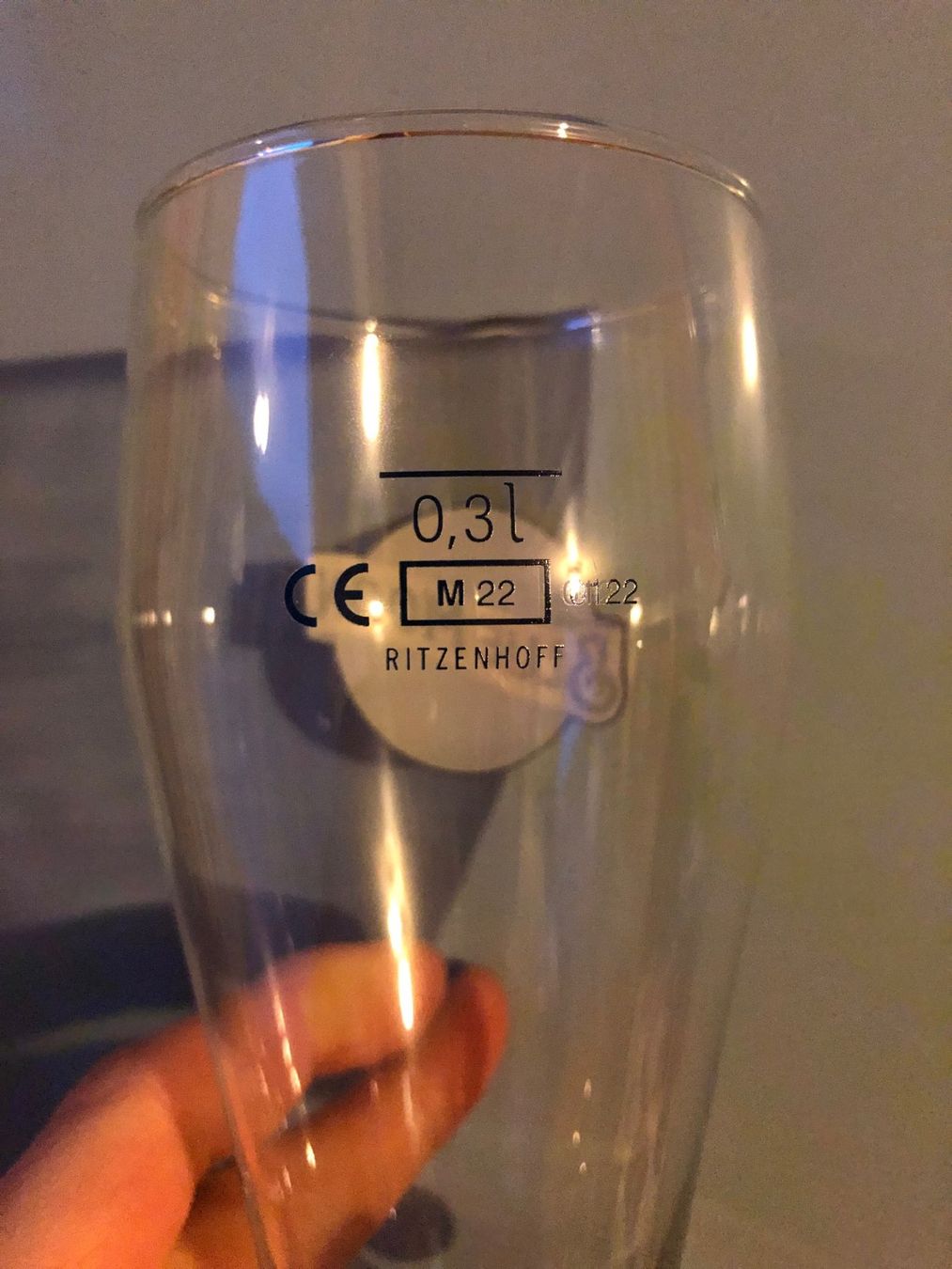 Bicchieri: BLUE MOON Bier-Gläser 30cl (6er-Set) – Nuovo (secondo la descrizione) da Buchs SG venduto da Handyman77 3